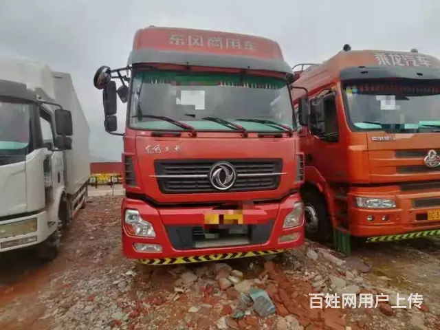 国四载货车东风天龙前四后八高栏310马力 - 图片 2