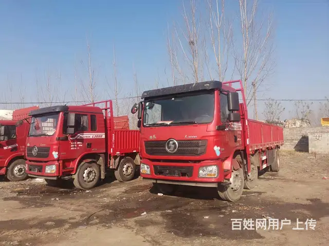 出售两台245马力二手德龙7.7米平板车  国五 - 图片 1