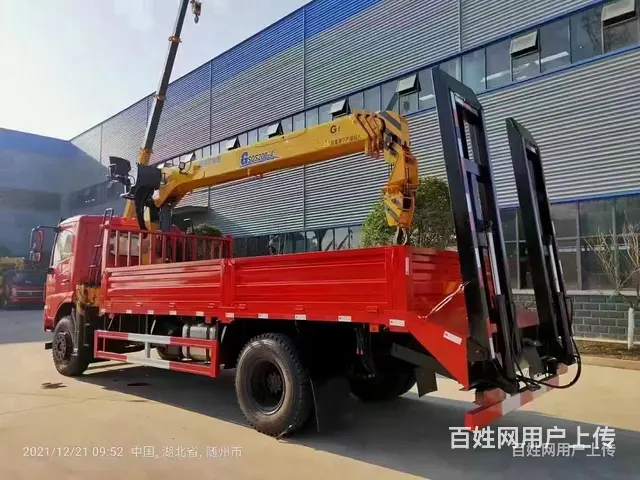 宏昌天马国六单桥可加装爬梯10吨随车吊加微信价格更低 - 图片 4