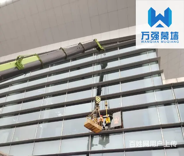 成都写字楼幕墙玻璃安装更换工程 - 图片 3
