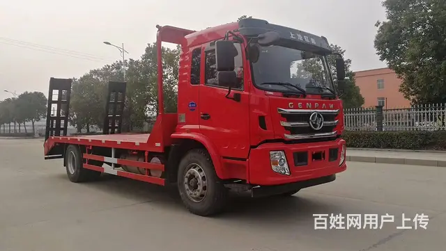 出售红岩平板车 拖200挖机拖车 全国支持分期 - 图片 3