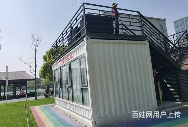 定制户外景区移动房屋办公室棋牌室商铺休闲小屋小吃店 - 图片 5