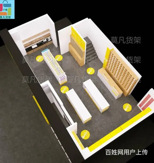 精品百货集合店货架规格齐全-莫凡货架价格咨询 - 图片 3