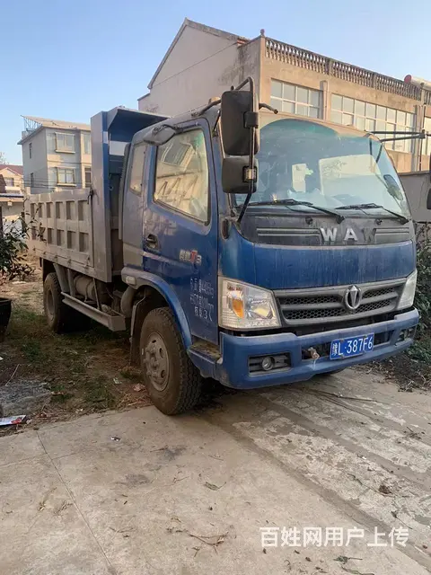 大量蓝牌自卸车 - 图片 1