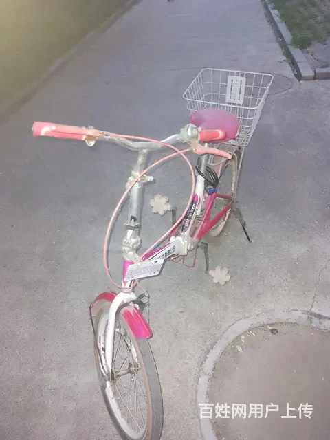 9成新品牌儿童折叠自行车，24尺寸轮胎，送加固车筐 - 图片 5