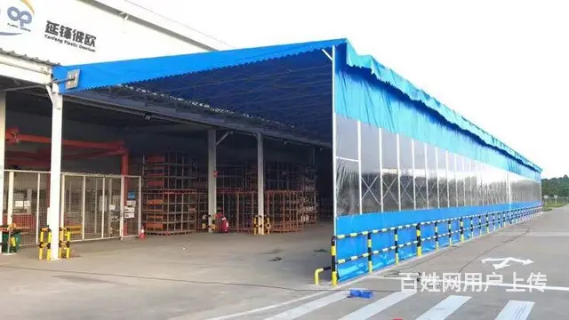 大型庆典帐篷移动推拉雨棚电动雨棚仓库蓬仓储雨蓬 - 图片 8