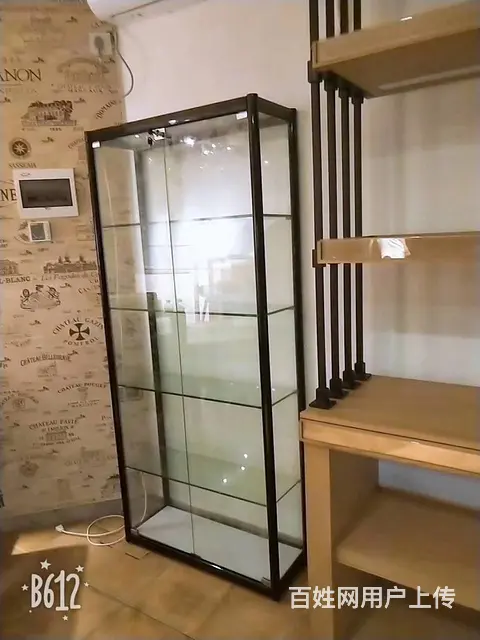 家用玄关柜矮柜餐边柜展示柜玻璃展柜酒柜模型柜定制 - 图片 6