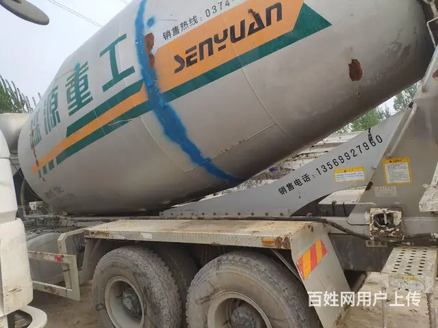 出售二手豪沃搅拌车 大14方 后八轮 国四森源上装 - 图片 6