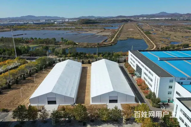 铝合金篷房 可移动仓库 储煤场储煤棚 稳固安全抗风 - 图片 1