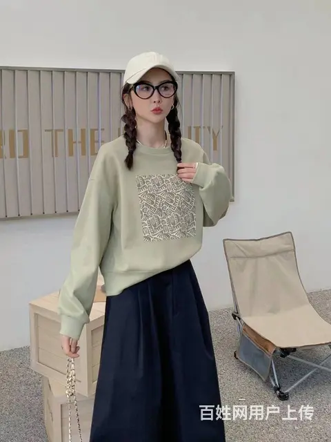 碧沁伊人秋季专柜卫衣女装品牌折扣服装货源 - 图片 1