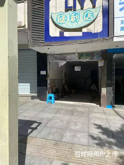 （达州铺源网）市内达二中公交站台旁34㎡空铺出租（带夹层） - 图片 1