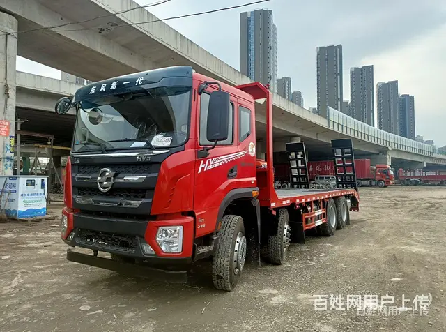 华神国六四桥轻量化20吨挖机拖车 另收售二手板车 - 图片 4