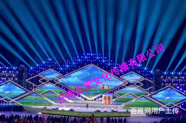 昆明舞台、灯光音响、LED屏、桌椅、桁架、启动道具 - 图片 8