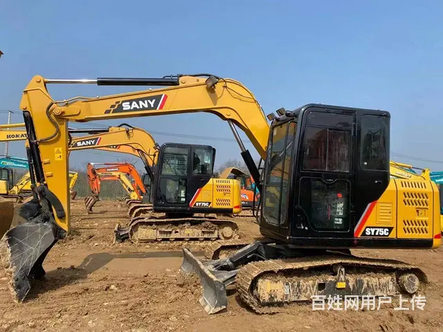 转让本地一台三一75二手挖掘机九成新全国包送 - 图片 1