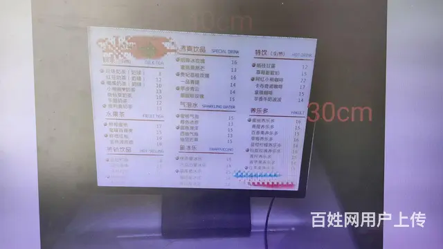 奶茶店灯箱片台式(和新的一样) - 图片 1