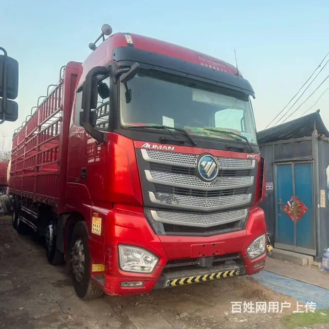 二手福田欧曼9米6高栏载货车 国五排放包提档 - 图片 1