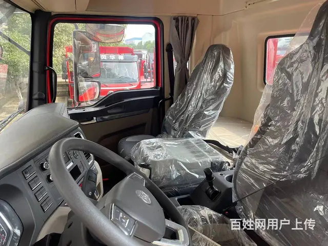 陕汽德龙单桥150挖机平板车 6米5挖机叉车拖板车 - 图片 10