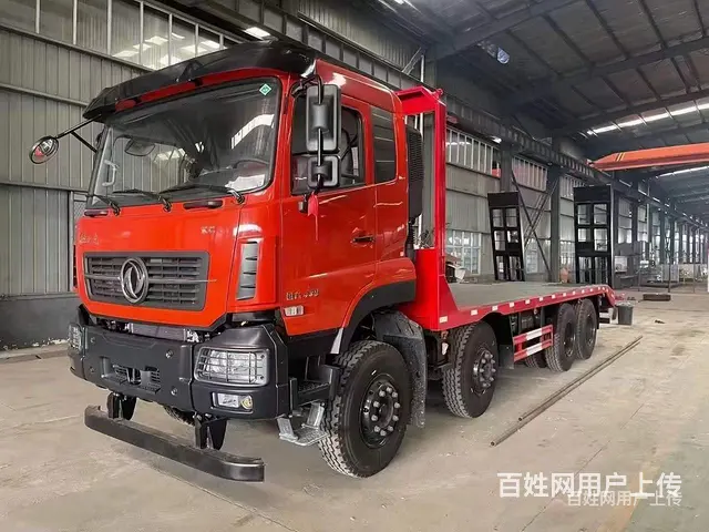 东风前四后八拖板车 挖机平板车 团购价 - 图片 4