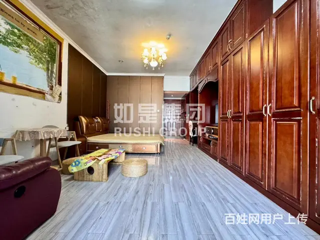中骏世界城 法式复古单身公寓 定制橱柜 带音响的床品质生活 - 图片 6
