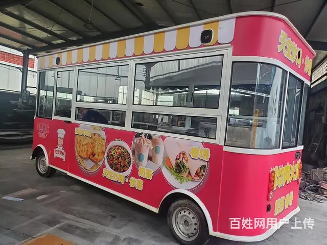 大庆卖二手小吃车快餐车 定制流动餐车大篷车 - 图片 1