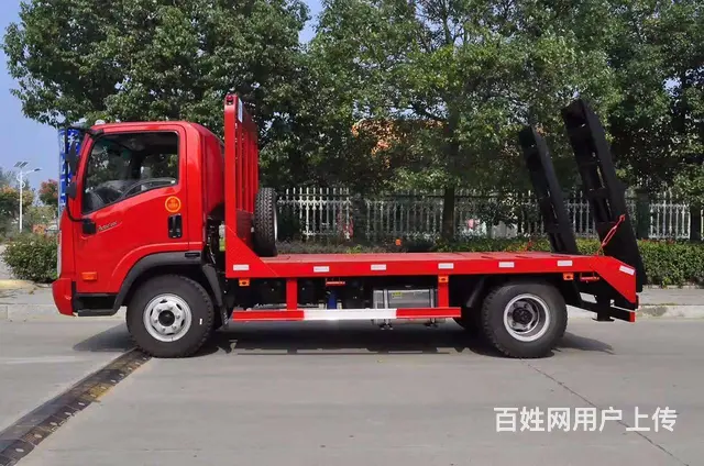 大运拖8吨左右的挖掘机蓝牌平板车拖车 崇左直销处 - 图片 8