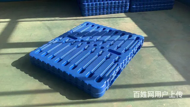 防渗漏塑料平台塑料地拍子塑料托盘川字栈板九角平板 - 图片 3