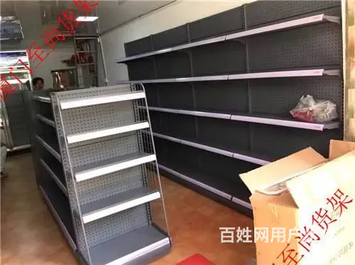 厦门便利店货架-冲孔背板灰色 - 图片 3