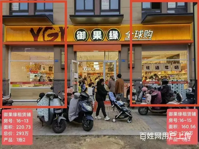 捡漏！单价13000抢美食街商铺，御果园已入驻，带租约出售 - 图片 1