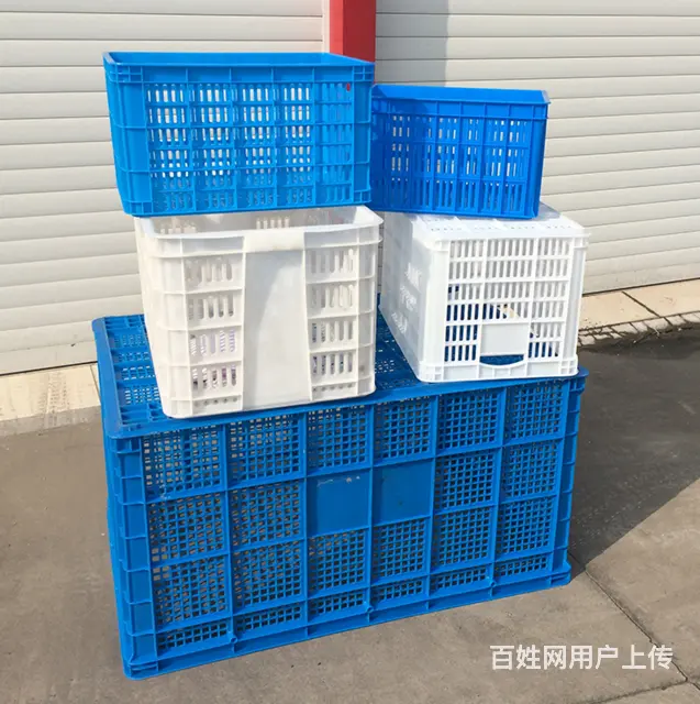 定制塑料周转箱折叠筐鸡蛋塑料筐斜插塑料箱物流箱EU - 图片 3