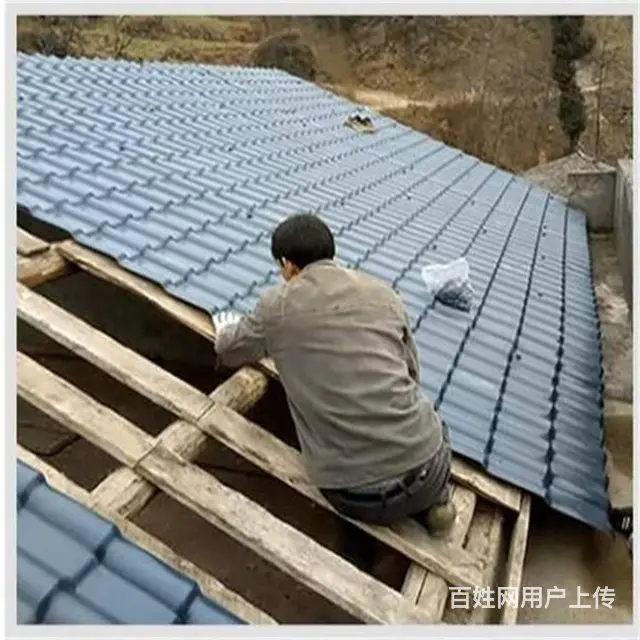 潍坊寿光树脂瓦寿光抗台风树脂瓦寿光蓝色树脂瓦 - 图片 6