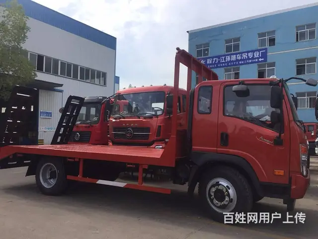 大运小型平板车 拖8吨左右挖机拖车厂家现车促销 - 图片 8