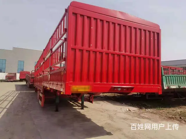​13米高低板花栏半挂车 ，  二手花栏半挂车 - 图片 1