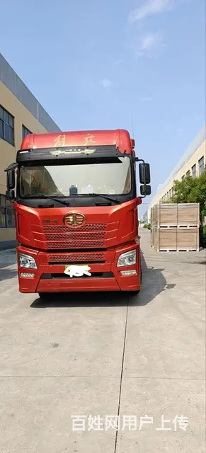 解放 半挂车 平板式 国5 - 图片