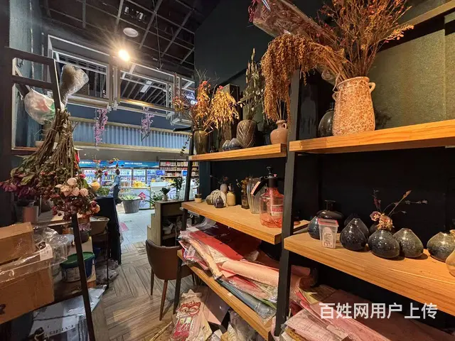 同城推广丨玉泉路袁家村大集第一家55平营业中鲜花店转让 - 图片 6