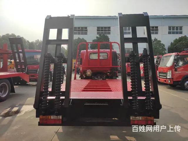 大运蓝牌黄牌平板车 拉8吨挖掘机收割机叉车拖板车 - 图片 5