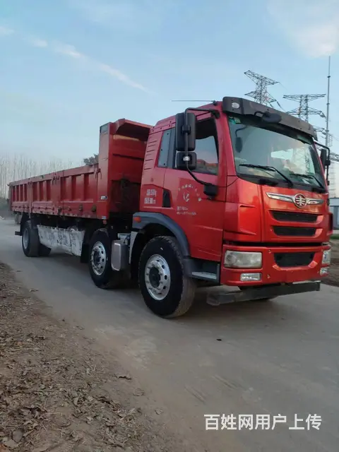 21年解放平板7.4米自卸车6缸发动机全国提档过户 - 图片 3