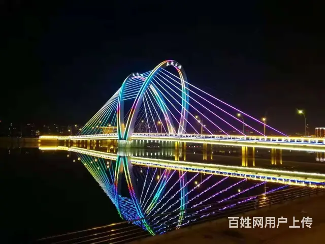 桥梁亮化，绿地景观亮化，城市路灯照明工程设计施工 - 图片 1