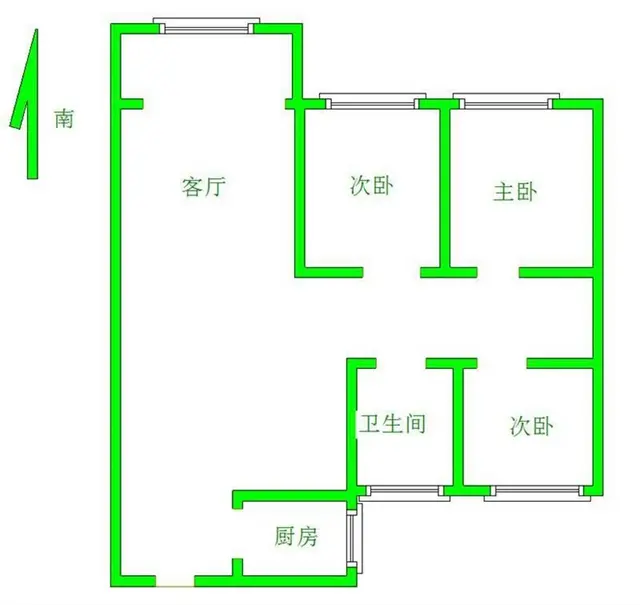 中南世纪城 精装三房 设施齐全 干净清爽  包物业 拎包入住 - 图片 11