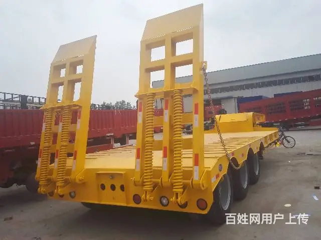 订做13米挖掘机平板运输车15562397045 - 图片 5
