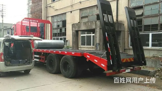 江淮牌国五前四后八350马力平板拖车 厂家直销 - 图片 4