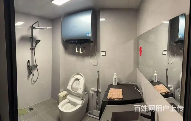 新宇香苑1楼100平两室两厅，包网，精装地热，空调，冰箱，洗 - 图片 12