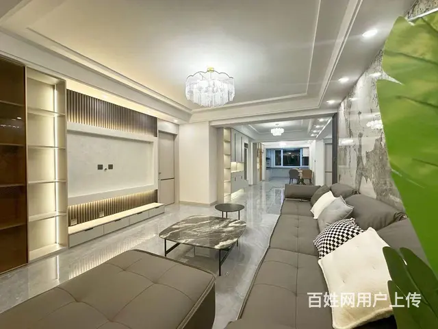 万达六中首付12万水岸华城7楼138平三室两厅两卫精装未住 - 图片 3