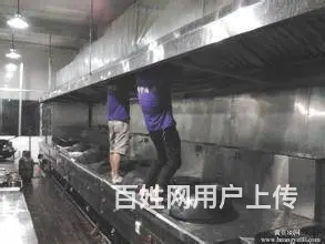 昆山市锦溪酒店饭店油烟机清洗公司 油烟管道清洗 - 图片 1