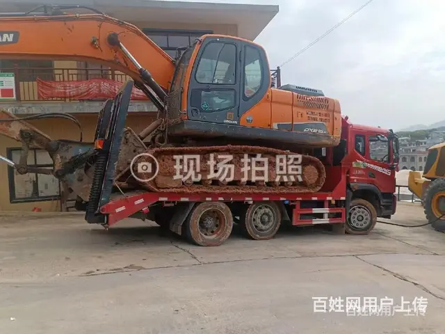 丽水东风华神提升桥平板车 拖17吨不超载的挖机拖车 - 图片 8