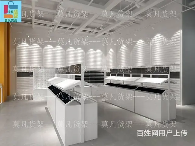 莫凡货架整店输出-湖州组装式三福精品货架 - 图片 3