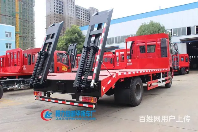 解放J6单桥挖机平板车拖板车 车到付款 - 图片 3
