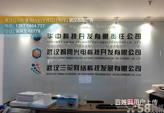 武汉光谷制作做水晶字亚克力logo墙 - 图片 7
