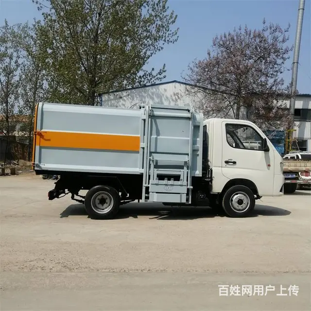 东风4立方环卫垃圾车 自装卸式垃圾清运车批发 - 图片 1