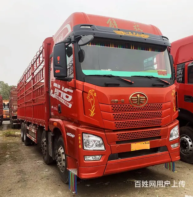 国五解放JH6九米六高栏平板载货车  个人户包提档 - 图片 4