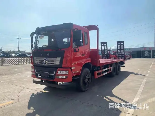 新款国六东风平板车 平板拖车 哪个厂家买靠谱 - 图片 1